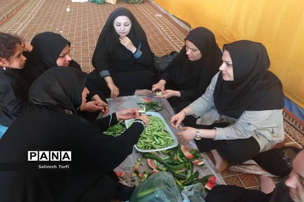 حال و هوای مواکب اربعین حسینی در مرز چزابه