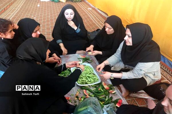 حال و هوای مواکب اربعین حسینی در مرز چزابه