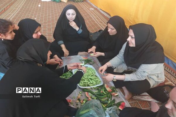 حال و هوای مواکب اربعین حسینی در مرز چزابه