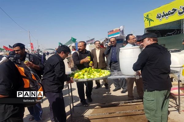 حال و هوای مواکب اربعین حسینی در مرز چزابه