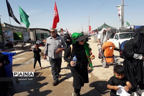 حال و هوای مواکب اربعین حسینی در مرز چزابه