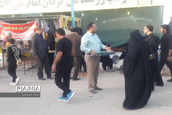 حال و هوای مواکب اربعین حسینی در مرز چزابه