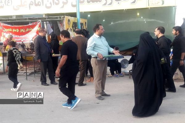 حال و هوای مواکب اربعین حسینی در مرز چزابه