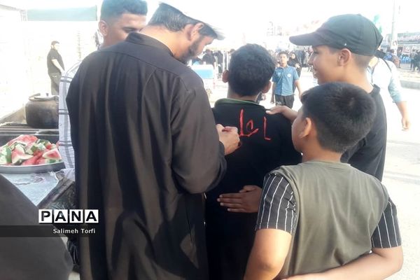 حال و هوای مواکب اربعین حسینی در مرز چزابه