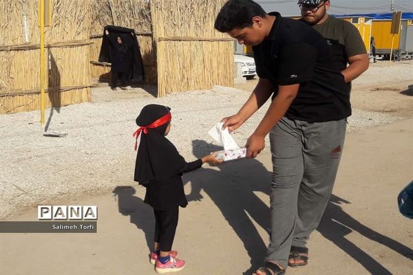 حال و هوای مواکب اربعین حسینی در مرز چزابه