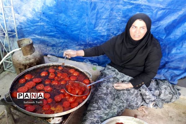 حال و هوای مواکب اربعین حسینی در مرز چزابه