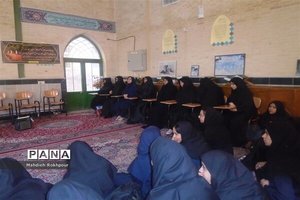 مراسم عزاداری اربعین حسینی در دبیرستان دخترانه نرجسیه