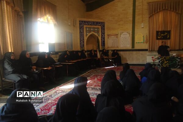 مراسم عزاداری اربعین حسینی در دبیرستان دخترانه نرجسیه