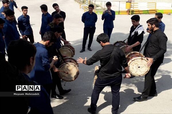 مراسم اربعین حسینی در دبیرستان شهید مطهری  بوشهر