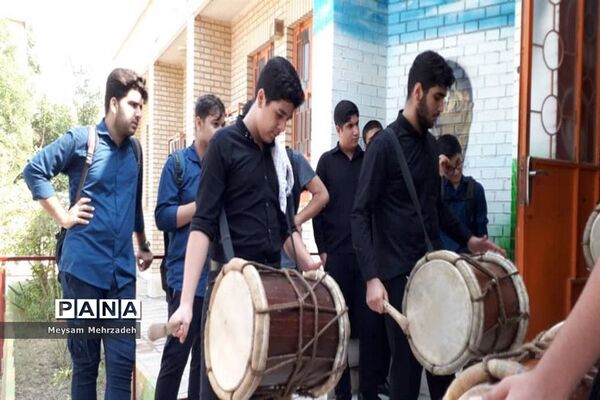 مراسم اربعین حسینی در دبیرستان شهید مطهری  بوشهر