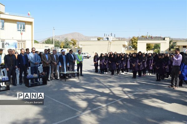 مراسم هفته ایمنی در برابر زلزله و بلایای طبیعی در پاسارگاد
