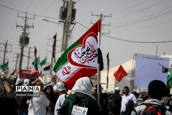 عبور زائران اربعین حسینی از مرز بین المللی شلمچه