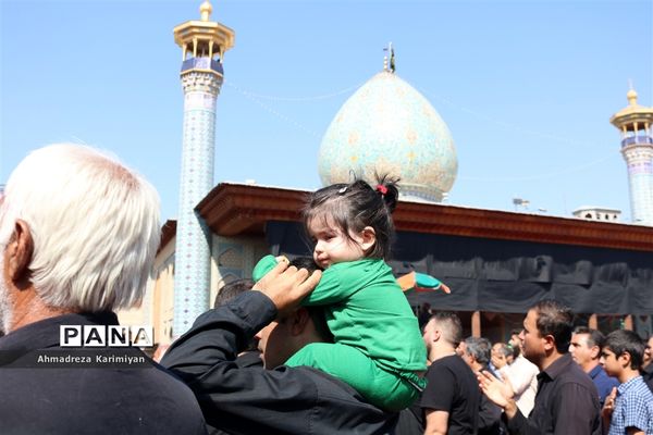شور حسینی در حرم مطهر احمدبن موسی (ع) در شیراز