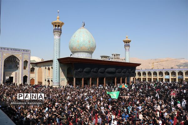 شور حسینی در حرم مطهر احمدبن موسی (ع) در شیراز