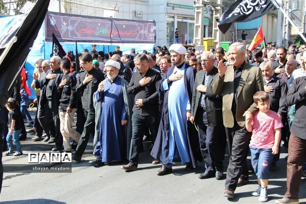 راهپیمایی عاشقان اربعین حسینی درشهر قدس