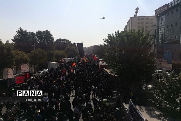 راهپیمایی عاشقان امام حسین(ع) ویاران باوفایش درشهرری