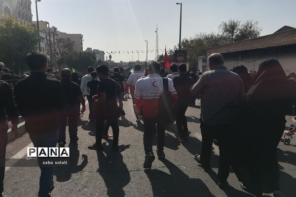 راهپیمایی عاشقان امام حسین(ع) ویاران باوفایش درشهرری