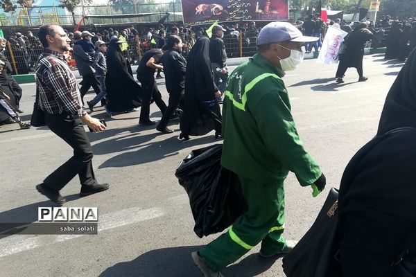 راهپیمایی عاشقان امام حسین(ع) ویاران باوفایش درشهرری