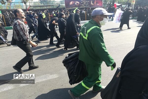 راهپیمایی عاشقان امام حسین(ع) ویاران باوفایش درشهرری