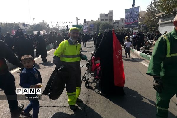 راهپیمایی عاشقان امام حسین(ع) ویاران باوفایش درشهرری