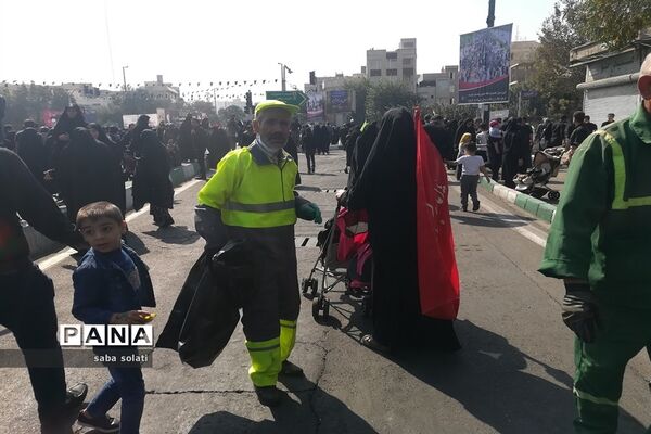 راهپیمایی عاشقان امام حسین(ع) ویاران باوفایش درشهرری