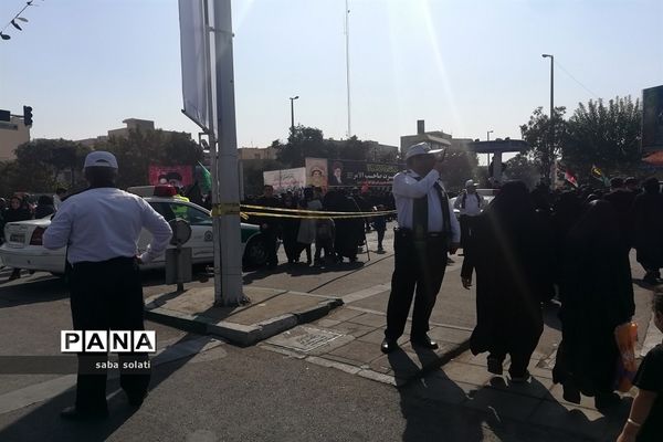 راهپیمایی عاشقان امام حسین(ع) ویاران باوفایش درشهرری