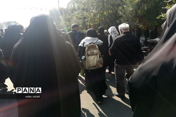 راهپیمایی عاشقان امام حسین(ع) ویاران باوفایش درشهرری