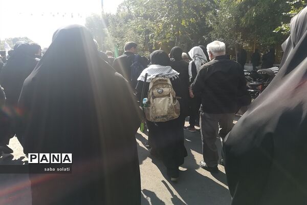 راهپیمایی عاشقان امام حسین(ع) ویاران باوفایش درشهرری