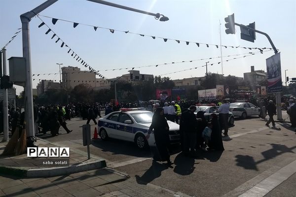 راهپیمایی عاشقان امام حسین(ع) ویاران باوفایش درشهرری