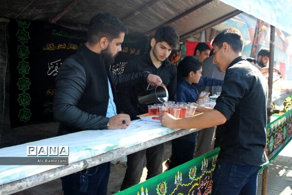 پیاده‌روی جاماندگان اربعین در قائمشهر