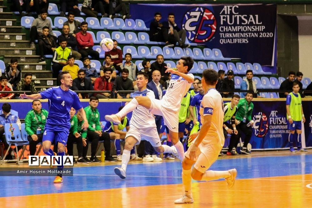دیدار تیم‌های ترکمنستان و قرقیزستان از سری بازی‌های مرحله مقدماتی فوتسال آسیا