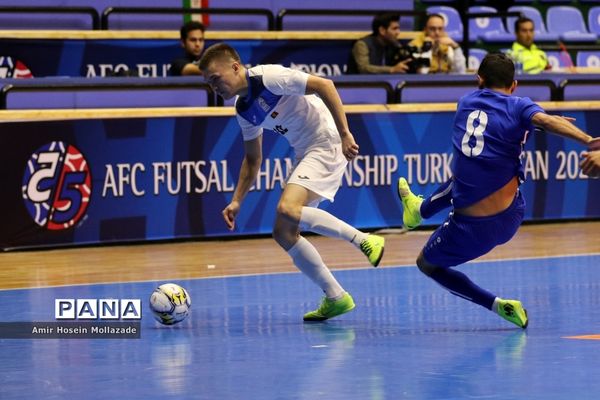 دیدار تیم‌های ترکمنستان و قرقیزستان از سری بازی‌های مرحله مقدماتی فوتسال آسیا
