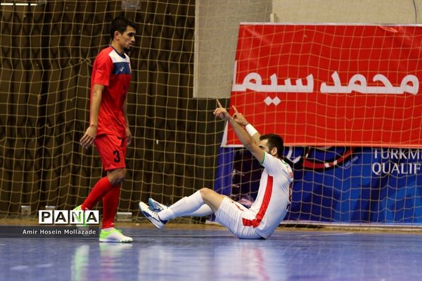 دیدار تیم‌های ایران و قرقیزستان از سری بازی‌های مرحله مقدماتی فوتسال آسیا