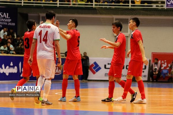دیدار تیم‌های ایران و قرقیزستان از سری بازی‌های مرحله مقدماتی فوتسال آسیا
