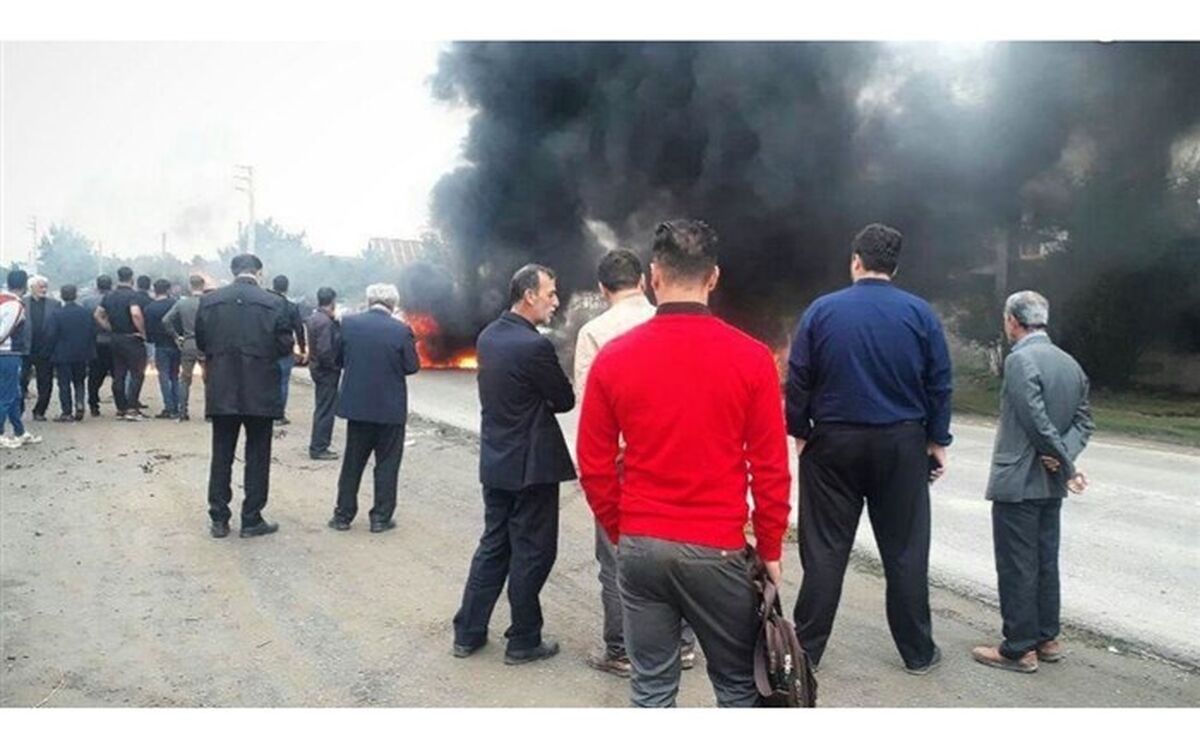بازگشت آرامش به جاده بندپی غربی بابل
