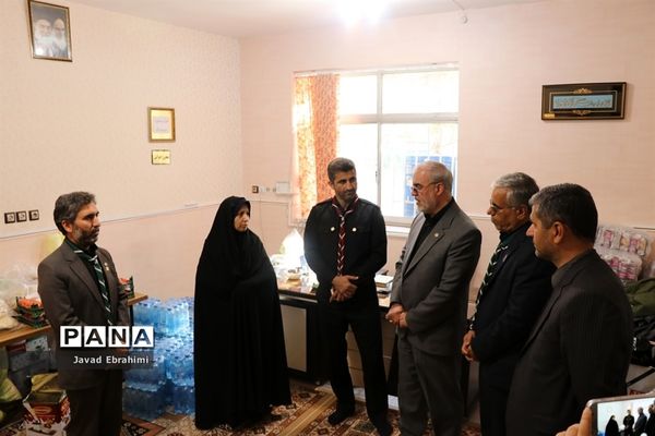 بازدید مدیر سازمان دانش‌آموزی خراسان رضوی از خدمت‌رسانی پیشتازان به زائران امام رضا (ع)