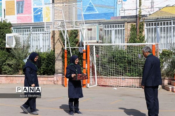 بازدید مدیر سازمان دانش‌آموزی خراسان رضوی از خدمت‌رسانی پیشتازان به زائران امام رضا (ع)