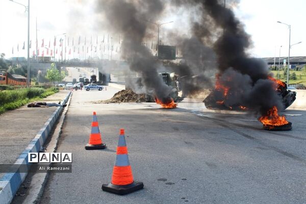 مانور عملیات جاده‌ای در قائم‌شهر