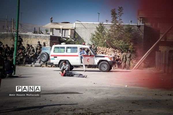 مرحله اول رزمایش الی بیت المقدس بسیجیان ارومیه