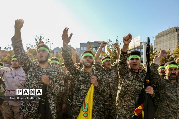 مرحله اول رزمایش الی بیت المقدس بسیجیان ارومیه