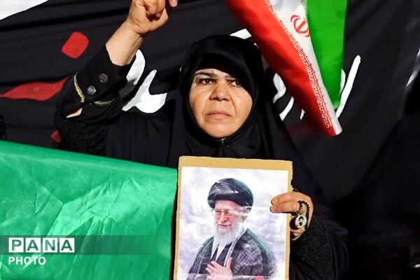 تجمع مردمی شهر صباشهر همزمان با مراسم شام غریبان  