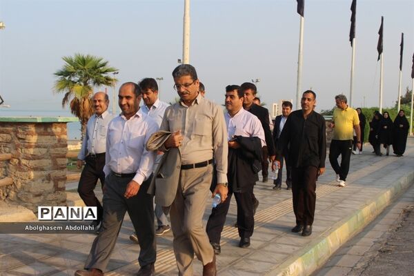 همایش پیاده‌روی کارکنان اداره‌کل آموزش و پرورش استان بوشهر