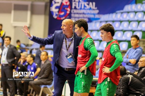 دیدار تیم‌های ایران و ترکمنستان از سری بازی های مرحله مقدماتی فوتسال آسیا