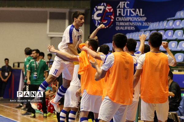 دیدار تیم‌های ازبکستان و افغانستان از سری بازی‌های مرحله مقدماتی فوتسال آسیا