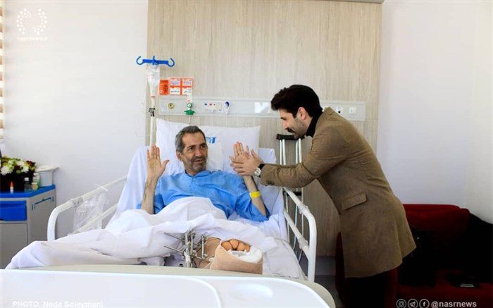 هیراد به عیادت فرزند شهریار رفت