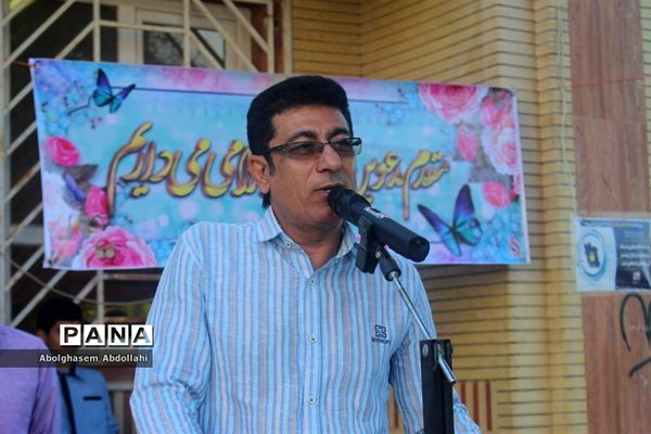 بزرگداشت پدافند غیر عامل در دبیرستان پسرانه مصلحیان شهرستان بوشهر