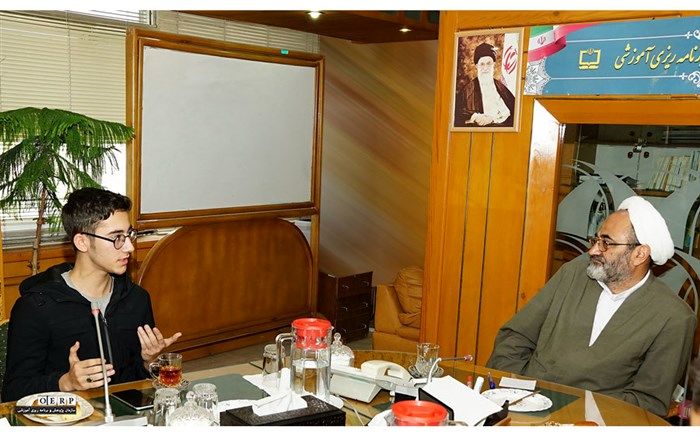 تقدیر رئیس سازمان پژوهش از آرین غلامی، شطرنج‌باز ارزشی ایران