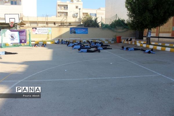 مانور پدافند غیر عامل در بوشهر