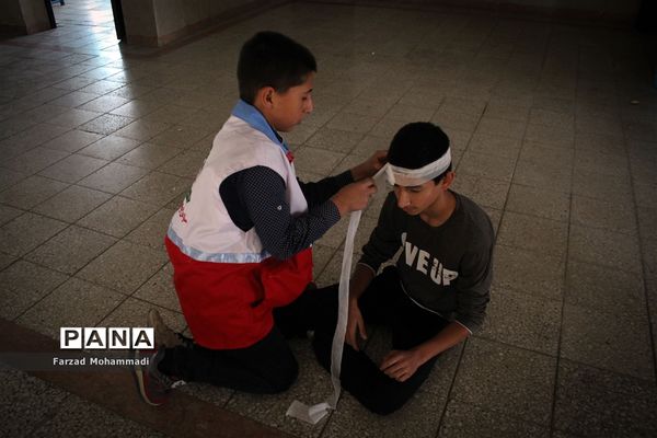 برگزاری رزمایش پدافند غیرعامل در چهاردانگه