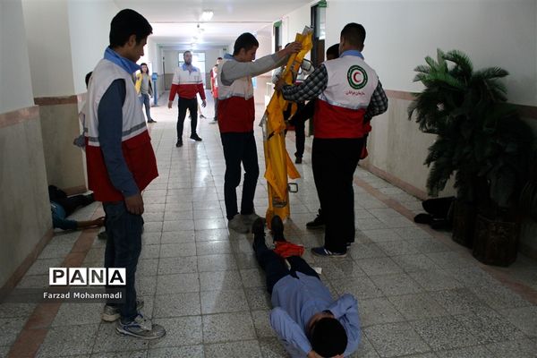 برگزاری رزمایش پدافند غیرعامل در چهاردانگه